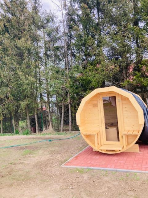 Kalinowy Sad Domki Z Jacuzzi I Sauna Mikolajki  Exterior photo
